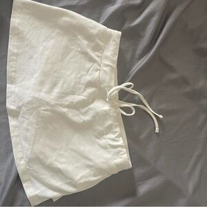 Edikted Women's White Athletic Shorts